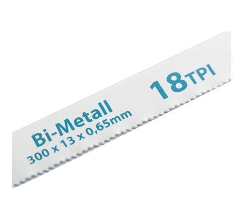 Полотна для ножовки по металлу, 300 мм, 18 TPI, BIM, 2 шт Gross