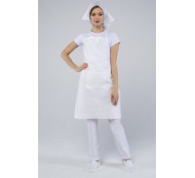 Фартук с грудкой тип Б (тк.Бязь,145) 5 шт., белый Фартук с грудкой тип Б (тк.Бязь,145) 5 шт., белый
