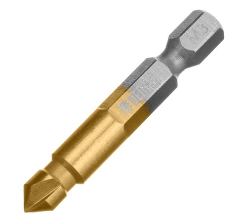 Зенковка конусная под М3, HSS, по металлу, цилиндрический хвостовик// Denzel