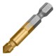 Зенковка конусная под М3, HSS, по металлу, цилиндрический хвостовик// Denzel