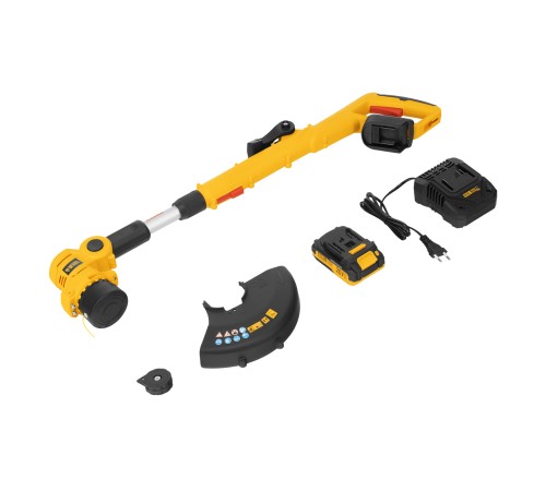 Триммер аккумуляторный GT-230, 230 мм, Li-Ion, 20 В Denzel