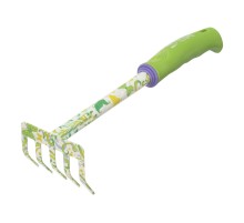 Грабли 5 - зубые, 85 х 310 мм, стальные, пластиковая рукоятка, Flower Green, Palisad Грабли 5 - зубые, 85 х 310 мм, стальные, пластиковая рукоятка, Flower Green, Palisad