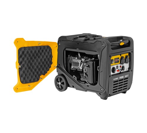 Генератор инверторный GS-4500iSE, 4,5 кВт, 230 В, закрытый корпус, электростартер DENZEL