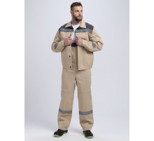 Костюм Легион-2 СОП (тк.Смесовая,210) п/к, бежевый/т.серый