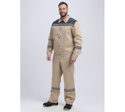 Костюм Легион-2 СОП (тк.Смесовая,210) п/к, бежевый/т.серый