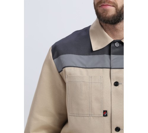 Костюм Легион-2 СОП (тк.Смесовая,210) п/к, бежевый/т.серый