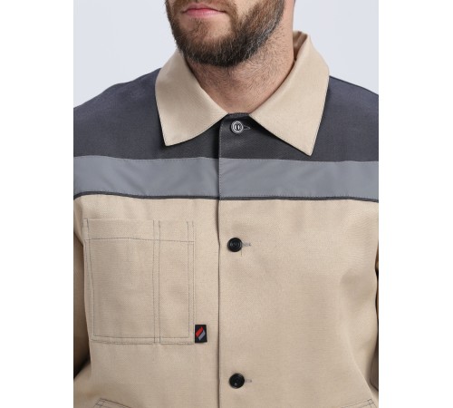 Костюм Легион-2 СОП (тк.Смесовая,210) п/к, бежевый/т.серый