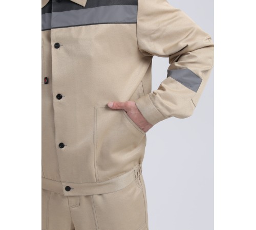 Костюм Легион-2 СОП (тк.Смесовая,210) п/к, бежевый/т.серый