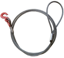 Буксир канатный TOR БТК 4,9 т 30,0 м опрессовка канат 8,3 мм (петля-крюк 1,6 т)