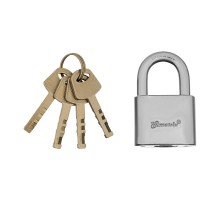 Замок навесной, хромированное покрытие 40 мм Matrix