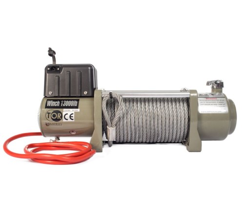 Лебедка автомобильная TOR ЛА SEC16800 г/п 7620 кг 28 м 12V Лебедка автомобильная TOR ЛА SEC16800 г/п 7620 кг 28 м 12V