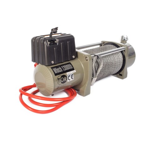 Лебедка автомобильная TOR ЛА SEC16800 г/п 7620 кг 28 м 12V Лебедка автомобильная TOR ЛА SEC16800 г/п 7620 кг 28 м 12V