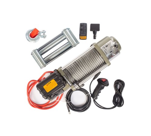 Лебедка автомобильная TOR ЛА SEC16800 г/п 7620 кг 28 м 12V Лебедка автомобильная TOR ЛА SEC16800 г/п 7620 кг 28 м 12V