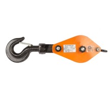 Блок монтажный двухрольный с крюком TOR HQG(L) K2-2,0 т (G) Блок монтажный двухрольный с крюком TOR HQG(L) K2-2,0 т (G)