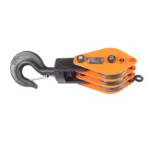 Блок монтажный трехрольный с крюком TOR HQG(L) K3-3,2 т (G)