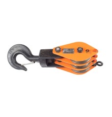 Блок монтажный трехрольный с крюком TOR HQG(L) K3-3,2 т (G)