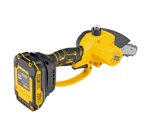 Цепная мини-пила аккумуляторная бесщет., CCS-150, шина 150 мм, Li-Ion, 20 В Denzel