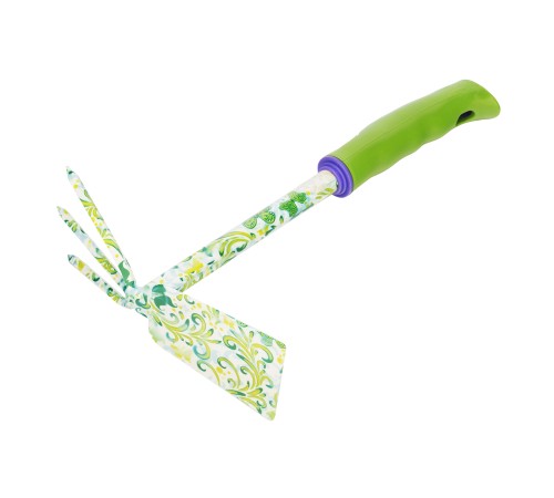 Мотыжка комбинированная, 65 х 310 мм, стальная, пластиковая рукоятка, Flower Green, Palisad Мотыжка комбинированная, 65 х 310 мм, стальная, пластиковая рукоятка, Flower Green, Palisad