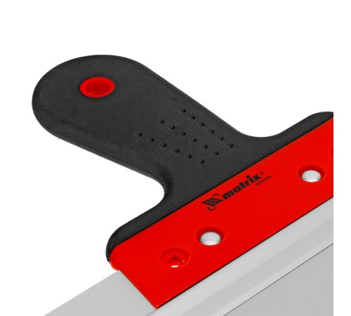 Шпатель фасадный из нержавеющей стали, 350 мм, двухкомпонентная ручка Matrix Шпатель фасадный из нержавеющей стали, 350 мм, двухкомпонентная ручка Matrix