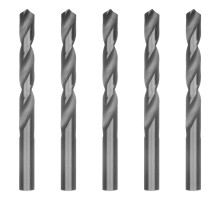 Сверло по металлу, 13 мм, полированное, HSS, 5 шт, цилиндрический хвостовик Matrix