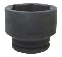 Головка торцевая ударная шестигранная 1&1/2", 120 мм KING TONY 9535C0M