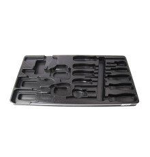 Ложемент для набора отверток 9-90129CR, PVC KING TONY 84702420B