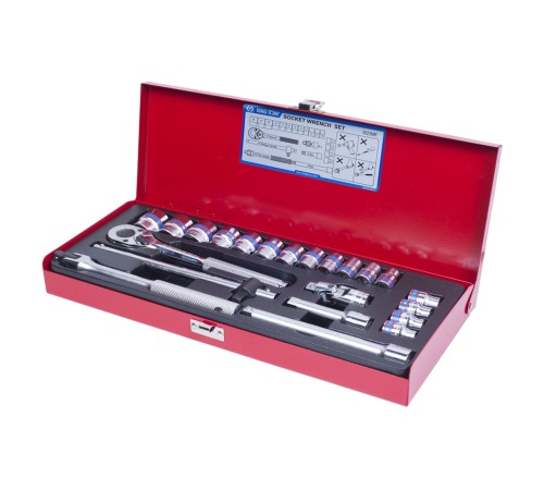 Набор торцевых головок с принадлежностями 3/8