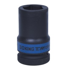 Головка торцевая ударная глубокая шестигранная 1", 30 мм KING TONY 843530M