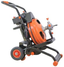 Электрическая прочистная машина Rotorica AF 400 с автоподачей, 550Вт, спираль 13мм