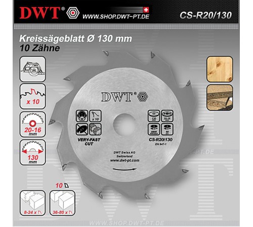 Диск пильный по дереву, (CS-R20/140) 140 х 20/12,75 х 12T