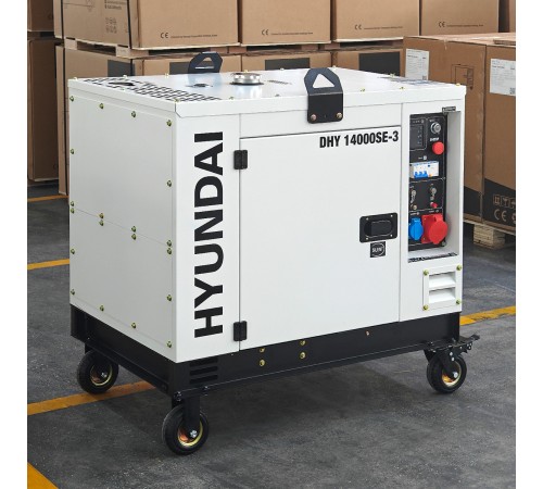 Дизельный генератор Hyundai DHY 14000SE-3