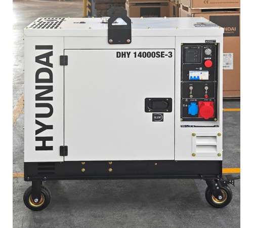 Дизельный генератор Hyundai DHY 14000SE-3