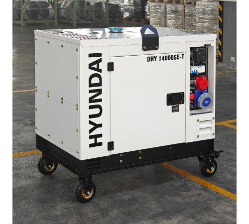 Дизельный генератор Hyundai DHY 14000SE-T
