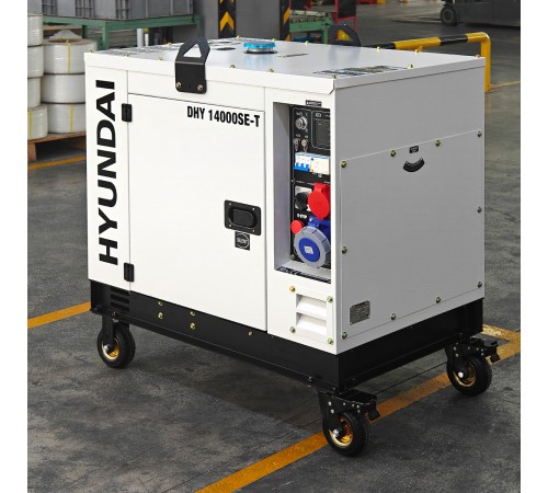 Дизельный генератор Hyundai DHY 14000SE-T