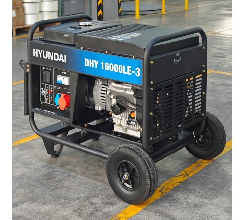 Дизельный генератор Hyundai DHY 16000LE-3