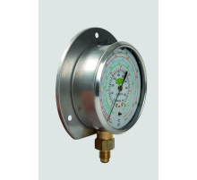 Манометры Refco MR-406 и MR-506 с трубкой Бурдона, класс 1.6
