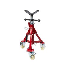 Низкая складная трубная опора Rotorica 12" на колесиках без роликов