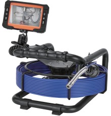 Проталкиваемая телеинспекционная система Pipe Eye 30/125, длина 30м, головка 12мм, монитор 5"