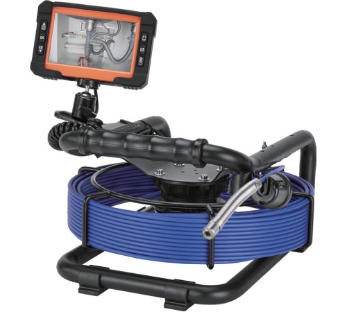 Проталкиваемая телеинспекционная система Pipe Eye 30/125, длина 30м, головка 12мм, монитор 5"