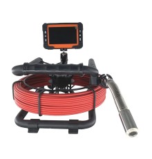 Проталкиваемая телеинспекционная система Pipe Eye 30/215, длина 30м, головка 21мм, монитор 5"