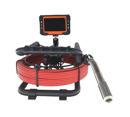 Проталкиваемая телеинспекционная система Pipe Eye 30/215, длина 30м, головка 21мм, монитор 5"