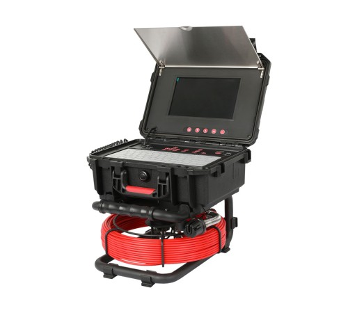 Проталкиваемая телеинспекционная система Pipe Eye 30/219, длина 30м, головка 21мм, монитор 9"