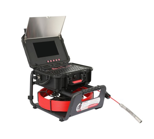 Проталкиваемая телеинспекционная система Pipe Eye 40/219, длина 40м, головка 21мм, монитор 9"