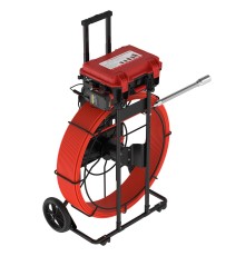 Проталкиваемая телеинспекционная система  Rotorica Pipe Еуе 120/393, длина 120м с тормозом, головка 39мм с самовыравниванием, монитор 13", рама на кол