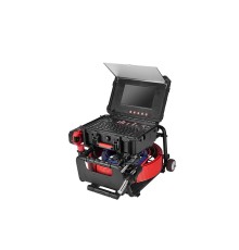 Проталкиваемая телеинспекционная система Pipe Eye 40/219U, длина 40м с тормозом, головка 21мм с самовыравниванием, монитор 9", рама на колесиках, т
