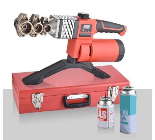 Раструбный сварочный аппарат Rotorica Gas Rocket 32 Set работающий на газу