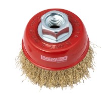 Щетка чашечная Rotorica 75 с латунированной проволокой