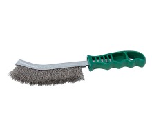 Ручная нержавеющая корщетка Rotorica с пластиковой рукояткой