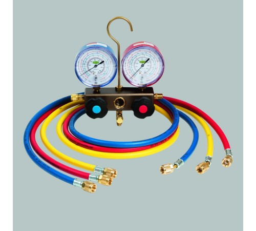 Двухвентильный манометрический коллектор Refco SM2-6-DS-MULTI Двухвентильный манометрический коллектор Refco SM2-6-DS-MULTI