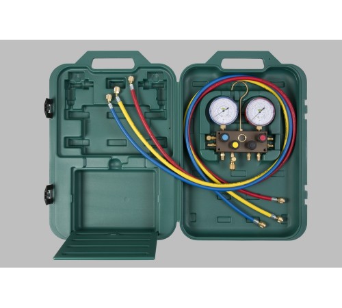 Четырёхвентильный манометрический коллектор Refco SM4-3-DS-MULTI Четырёхвентильный манометрический коллектор Refco SM4-3-DS-MULTI